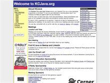 Tablet Screenshot of kcjava.org